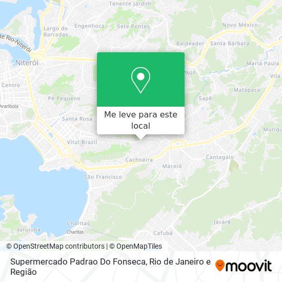 Supermercado Padrao Do Fonseca mapa