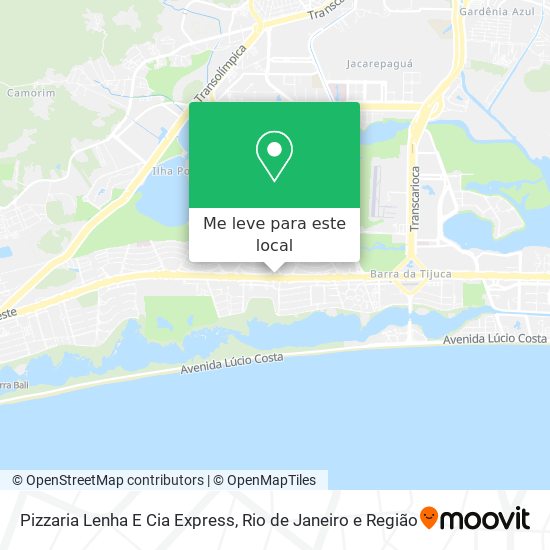 Pizzaria Lenha E Cia Express mapa