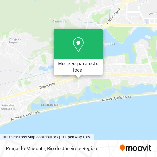 Praça do Mascate mapa