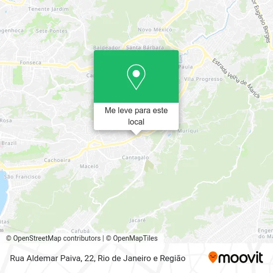 Rua Aldemar Paiva, 22 mapa
