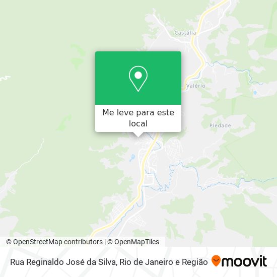 Rua Reginaldo José da Silva mapa