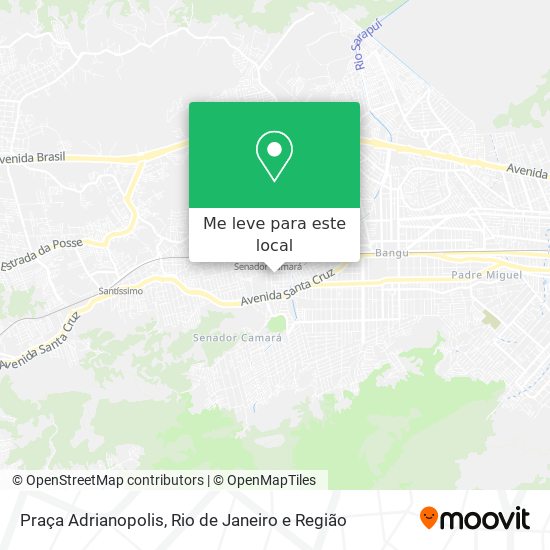 Praça Adrianopolis mapa