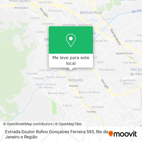 Estrada Doutor Rufino Gonçalves Ferreira 585 mapa