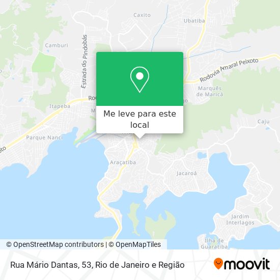 Rua Mário Dantas, 53 mapa