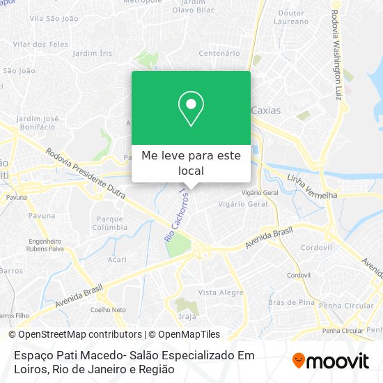 Espaço Pati Macedo- Salão Especializado Em Loiros mapa