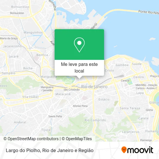 Largo do Piolho mapa