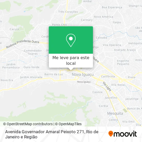Avenida Governador Amaral Peixoto 271 mapa