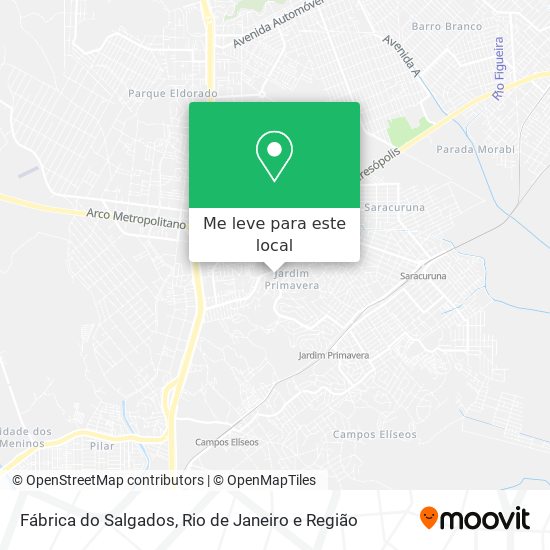 Fábrica do Salgados mapa