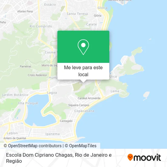 Escola Dom Cipriano Chagas mapa