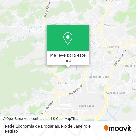 Rede Economia de Drogarias mapa