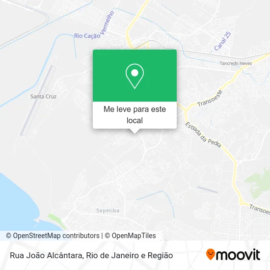 Rua João Alcântara mapa
