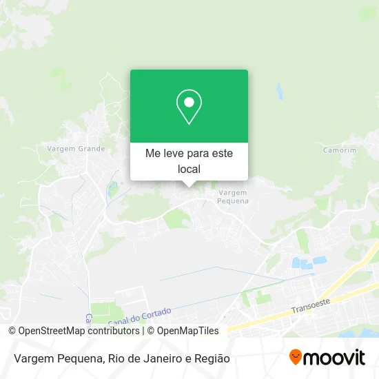 Vargem Pequena mapa