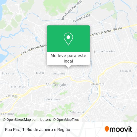 Rua Pira, 1 mapa