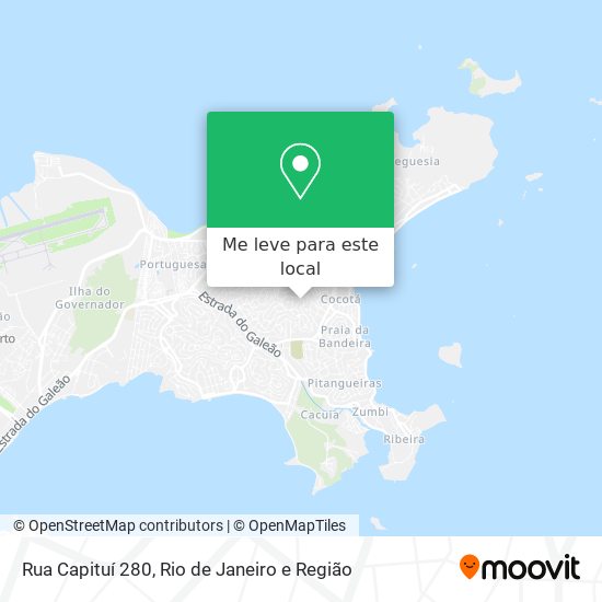 Rua Capituí 280 mapa