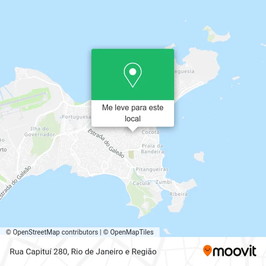 Rua Capituí 280 mapa