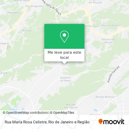 Rua Maria Rosa Celistre mapa