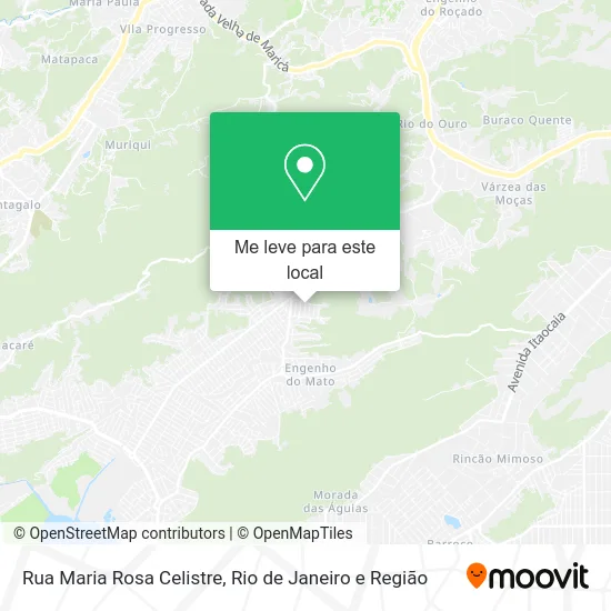 Rua Maria Rosa Celistre mapa