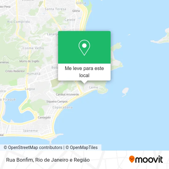 Rua Bonfim mapa