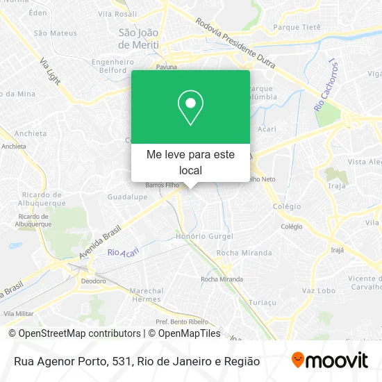 Rua Agenor Porto, 531 mapa