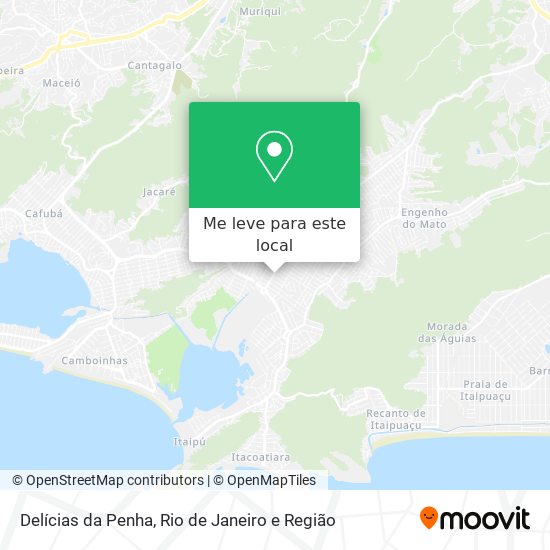 Delícias da Penha mapa