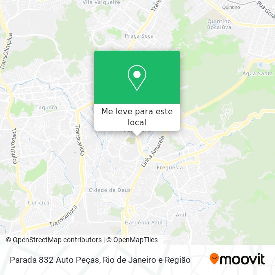 Parada 832 Auto Peças mapa