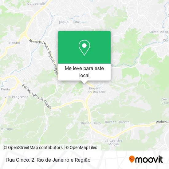 Rua Cinco, 2 mapa
