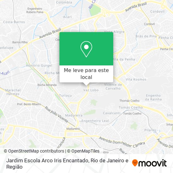 Jardim Escola Arco Iris Encantado mapa