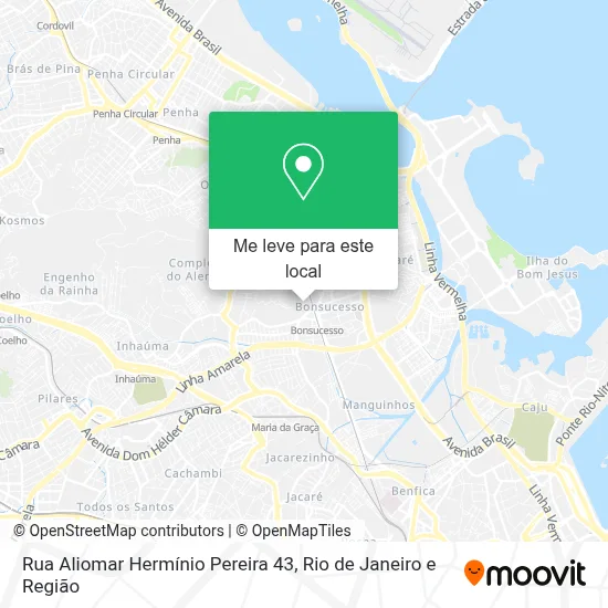 Rua Aliomar Hermínio Pereira 43 mapa
