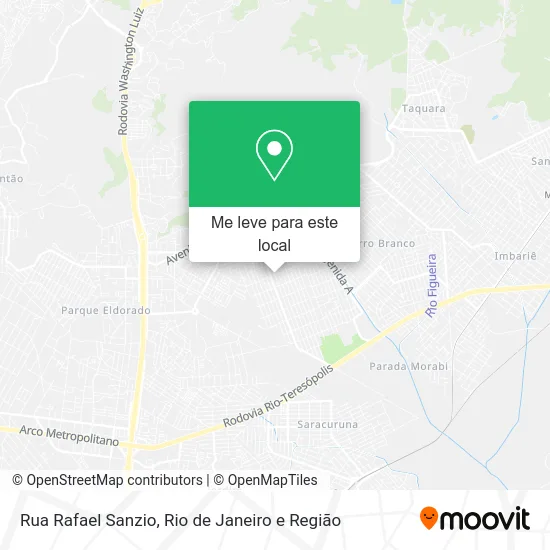 Rua Rafael Sanzio mapa
