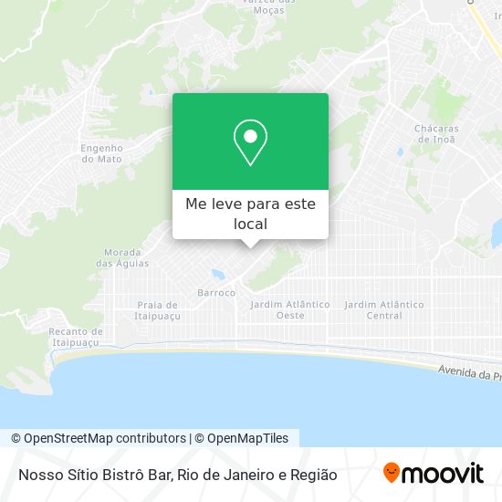 Nosso Sítio Bistrô Bar mapa