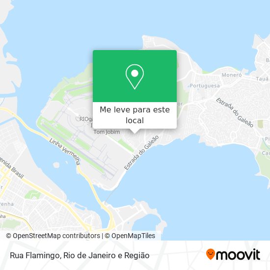 Rua Flamingo mapa