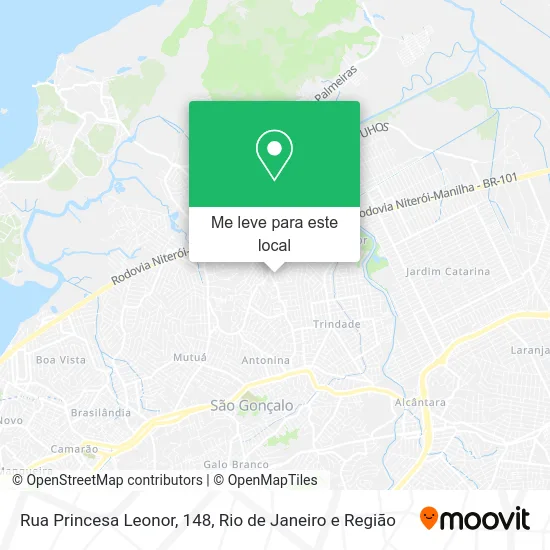 Rua Princesa Leonor, 148 mapa