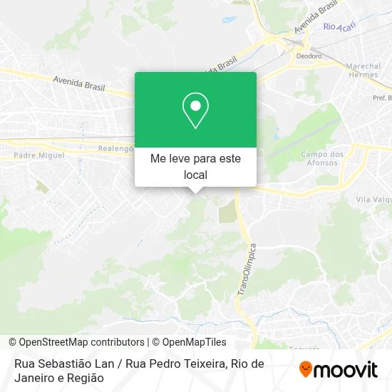 Rua Sebastião Lan / Rua Pedro Teixeira mapa