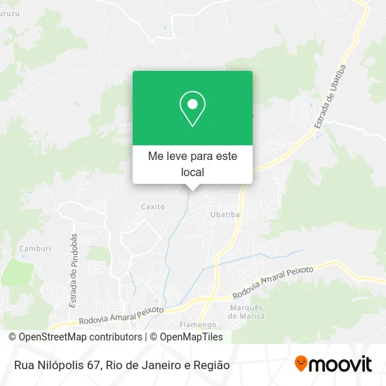 Rua Nilópolis 67 mapa