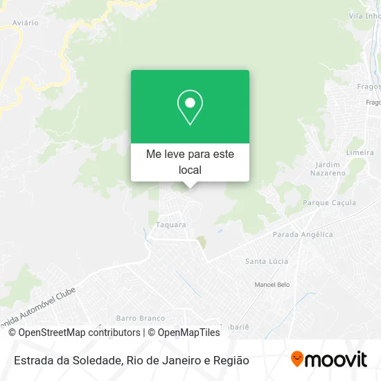 Estrada da Soledade mapa