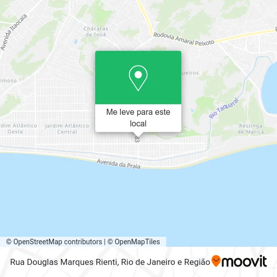 Rua Douglas Marques Rienti mapa