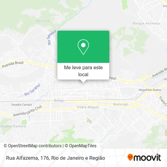 Rua Alfazema, 176 mapa