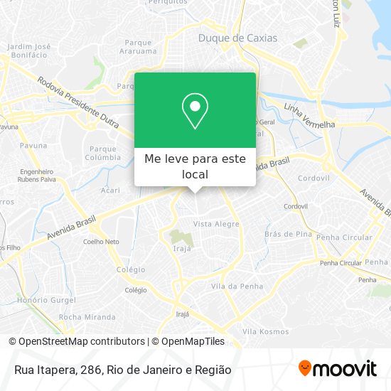 Rua Itapera, 286 mapa