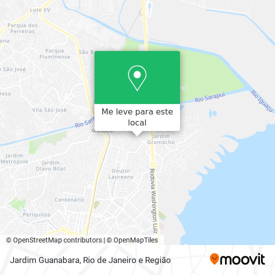 Jardim Guanabara mapa