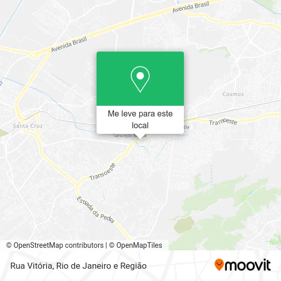 Rua Vitória mapa
