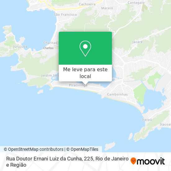 Rua Doutor Ernani Luiz da Cunha, 225 mapa