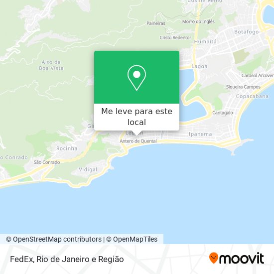 FedEx mapa