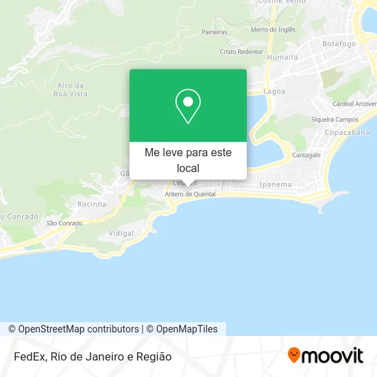 FedEx mapa