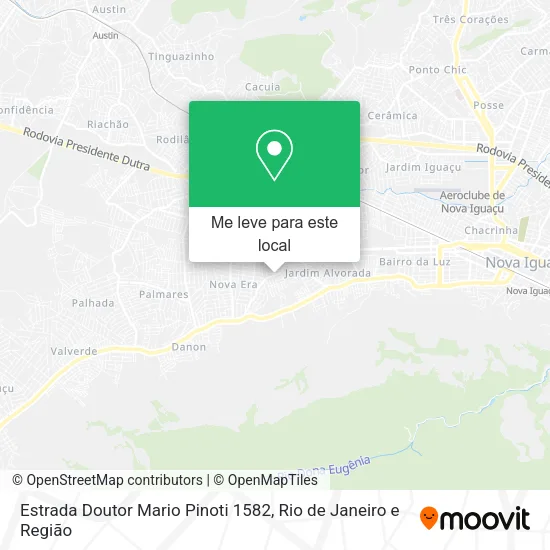 Estrada Doutor Mario Pinoti 1582 mapa