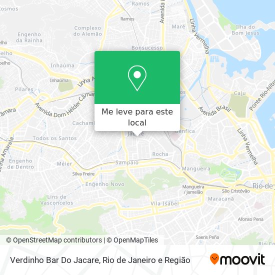 Verdinho Bar Do Jacare mapa