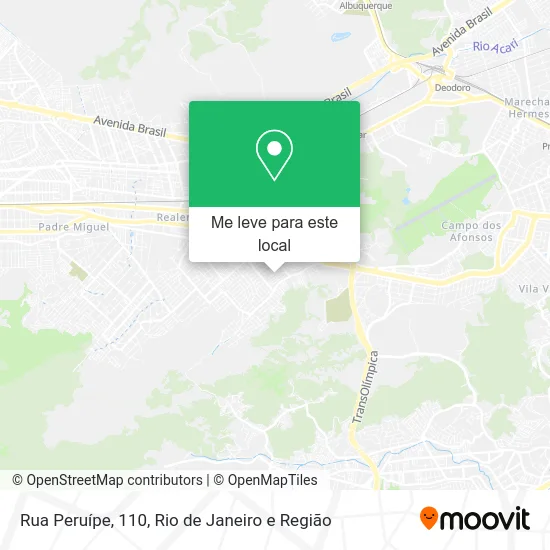 Rua Peruípe, 110 mapa