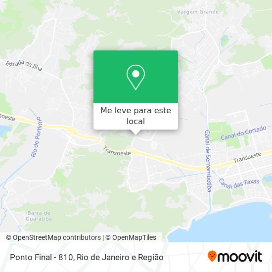 Ponto Final - 810 mapa