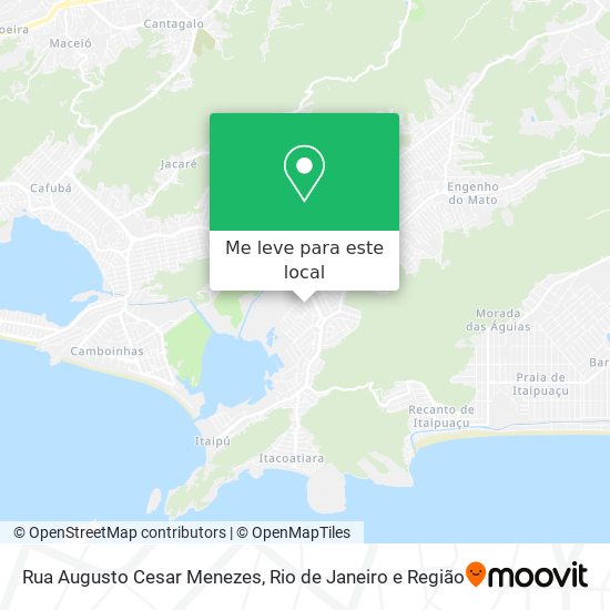 Rua Augusto Cesar Menezes mapa