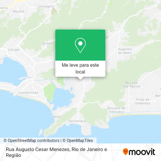 Rua Augusto Cesar Menezes mapa