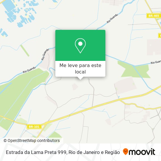 Estrada da Lama Preta 999 mapa